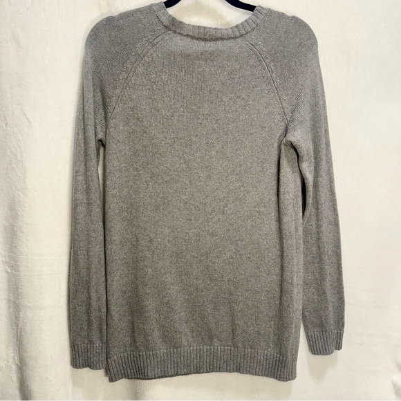 Elliott Lauren Gray Embellished Scoop Neck Sweater - Picture 6 of 7